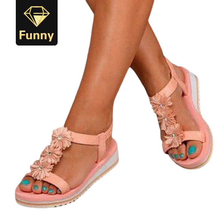 2021 High quality Women Flat Sandals Platform Sandals Ladies Outdoor Casual Beach Shoes