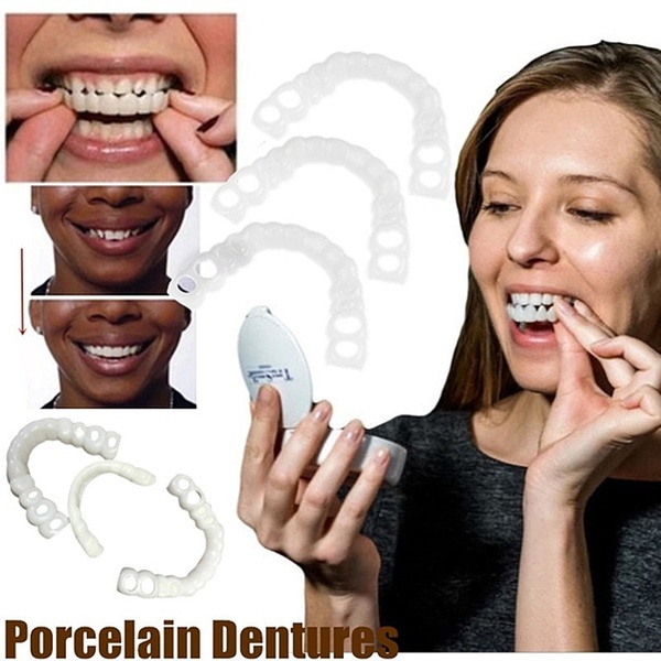 Quality Denture Instant Smile Comfort Fit Flex Cosmetic Teeth Denture Teeth Top Cosmetic Veneer