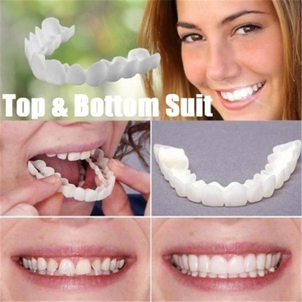 Quality Denture Instant Smile Comfort Fit Flex Cosmetic Teeth Denture Teeth Top Cosmetic Veneer