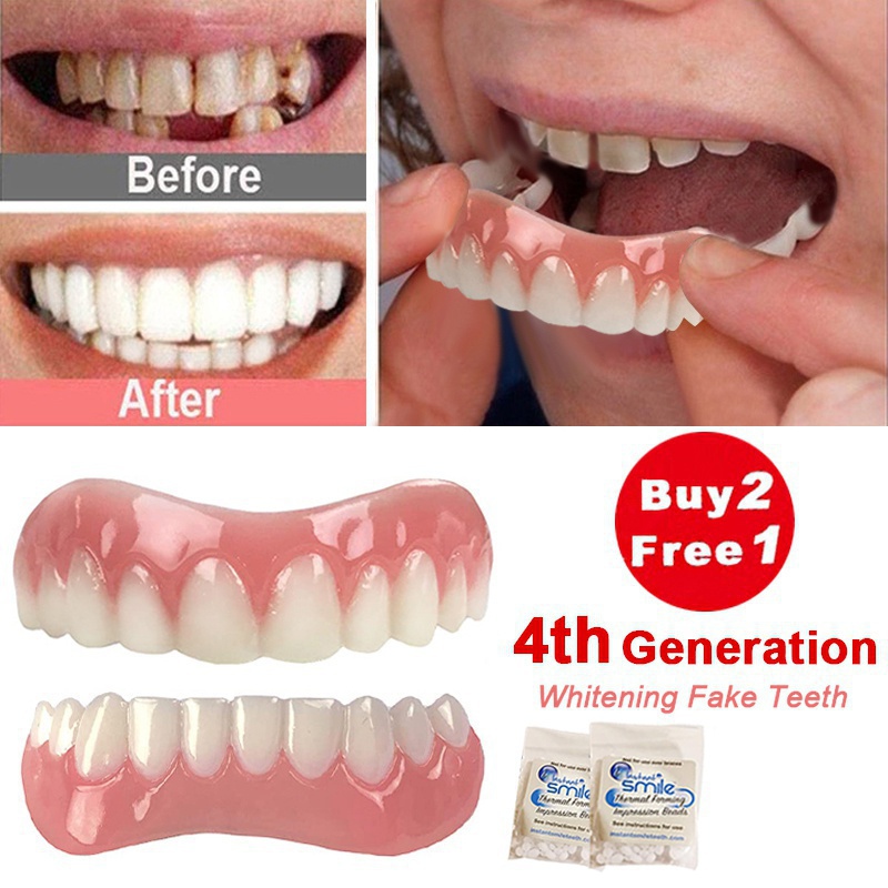 Comfortable Whitening Teeth Fake Cosmetic  Tooth  Tooth Oral Care Upper