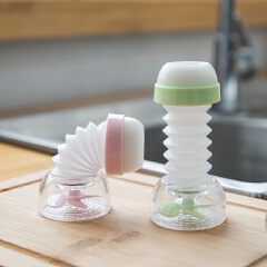 360 Adjustable Flexible Kitchen Faucet Tap Extender Splash-Proof Water Filter Outlet Head Water Saving Sprayer Filter Diffuser