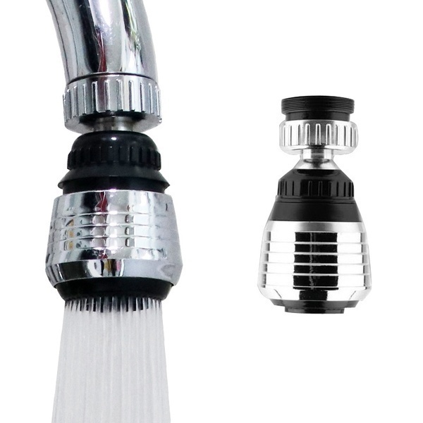Kitchen Home 360 Degree Rotate  Dual Use Diffuser Faucet Swivel End Faucet Nozzle Water Saving Tap