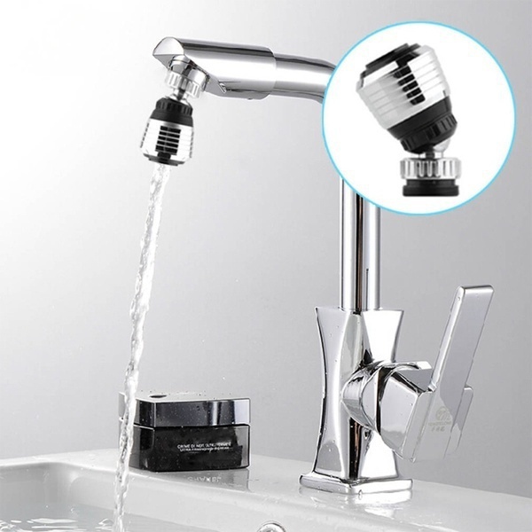 Kitchen Home 360 Degree Rotate  Dual Use Diffuser Faucet Swivel End Faucet Nozzle Water Saving Tap