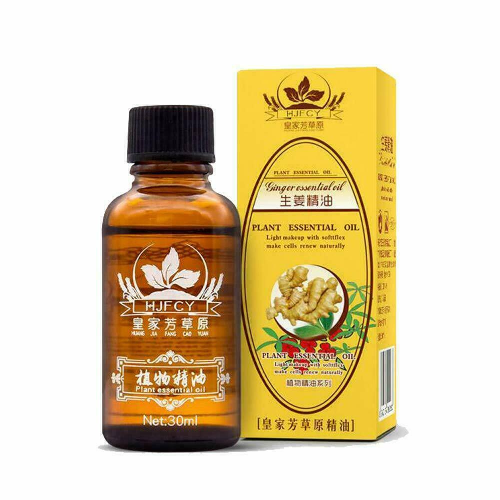 30ml/90ml/150ml Natural Ginger Oil Belly Drainage Ginger Oil