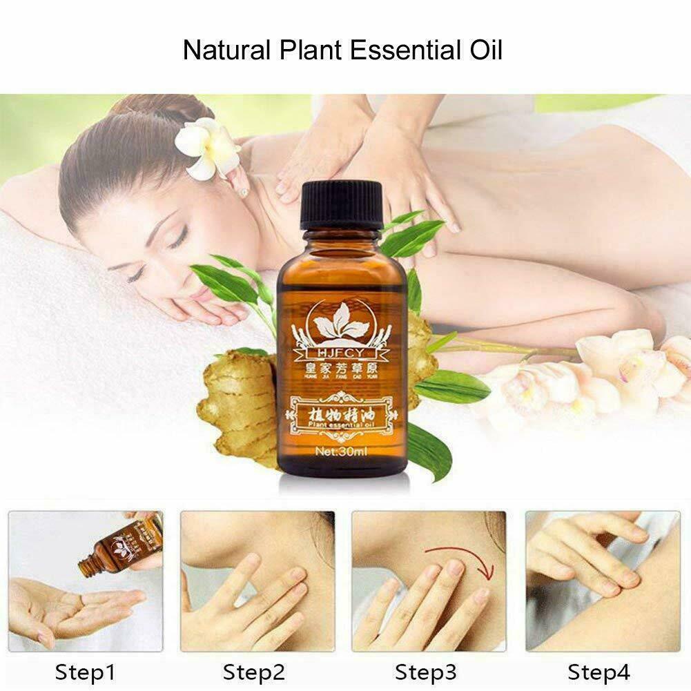 30ml/90ml/150ml Natural Ginger Oil Belly Drainage Ginger Oil