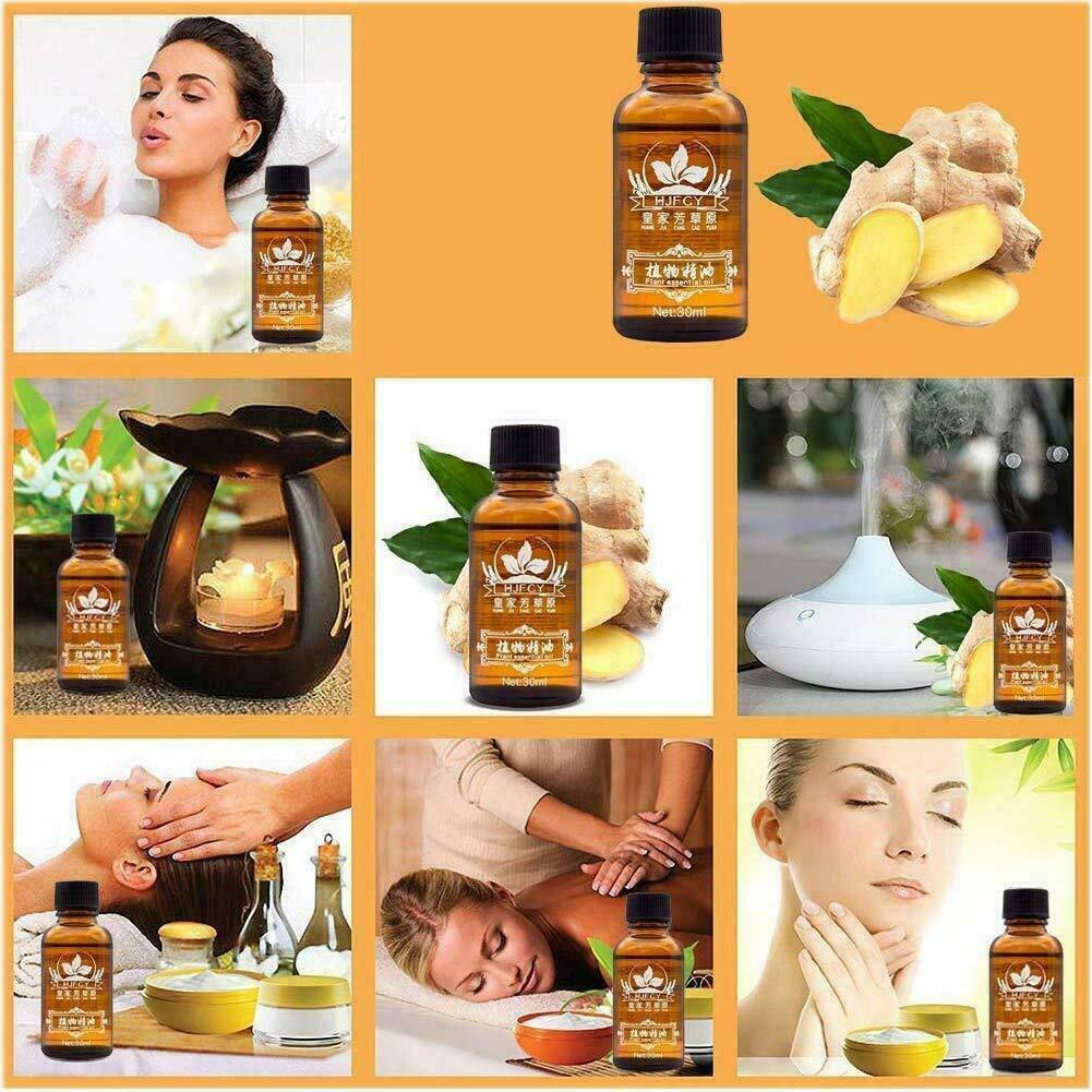 30ml/90ml/150ml Natural Ginger Oil Belly Drainage Ginger Oil