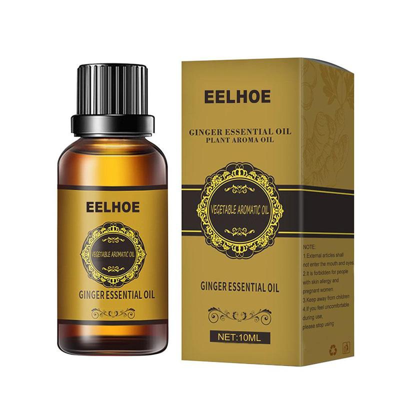 30ml Universal Belly Drainage Ginger Essential Oil Speed Up Blood Circulation Massage Oil Winter Keep Warm