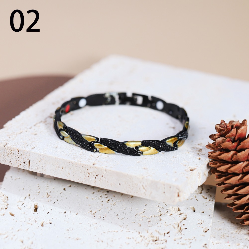 Trendy 6 Colors Weight Loss Energy Magnets Jewelry Slimming Bangle Bracelets Twisted Magnetic Therapy Bracelet For Men Women
