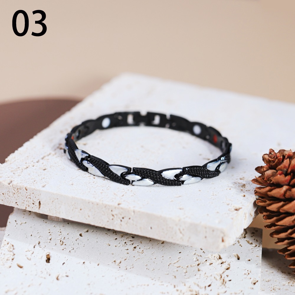 Trendy 6 Colors Weight Loss Energy Magnets Jewelry Slimming Bangle Bracelets Twisted Magnetic Therapy Bracelet For Men Women