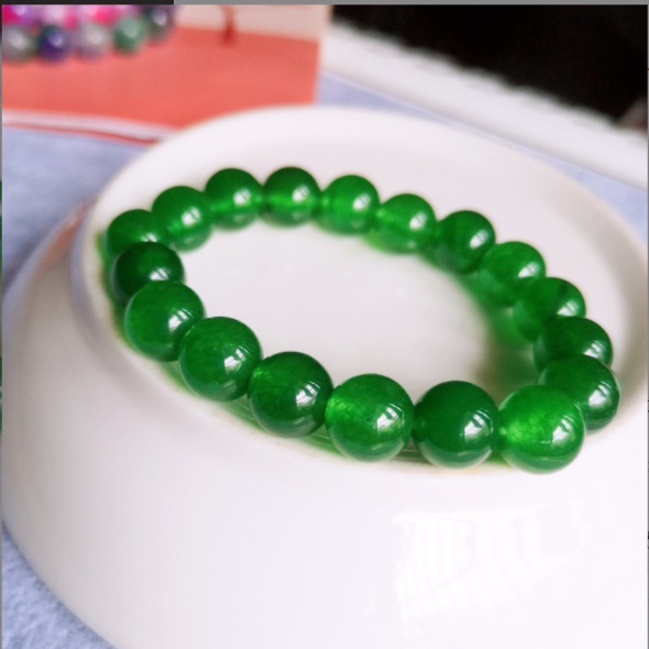 Lucky Gemstone Bead Bracelet Natural Stone Jewellery Gift Bangle
