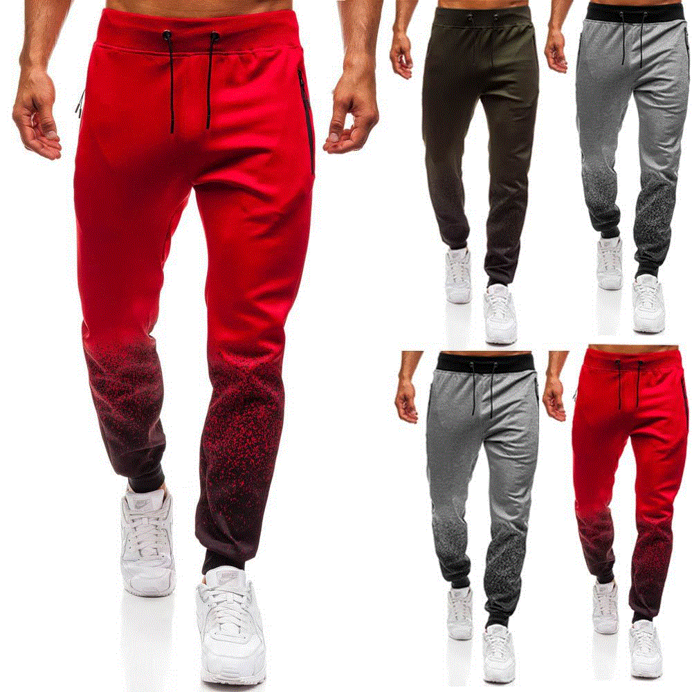 2021 High quality pants trousers of euramerican style floral gradient of cultivate one's morality fashion street