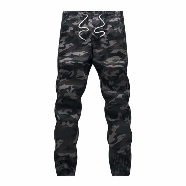 2021 High quality Pure Cotton Mens Spring Autumn Pencil Harem Pant Men Comfortable Trousers Camo Joggers