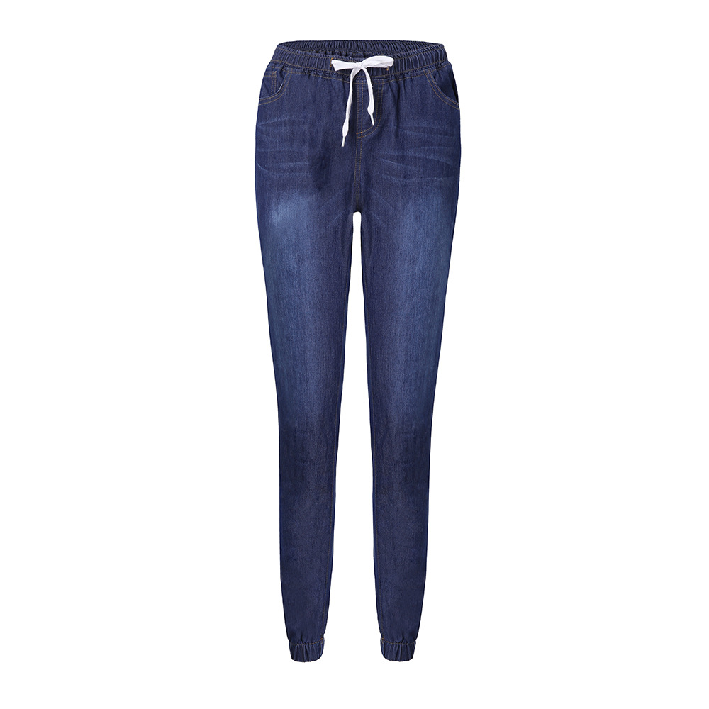 2021 High quality Casual Jogger Trousers Elastic Sexy Skinny Pencil Jeans High Waist Women's Denim Trousers