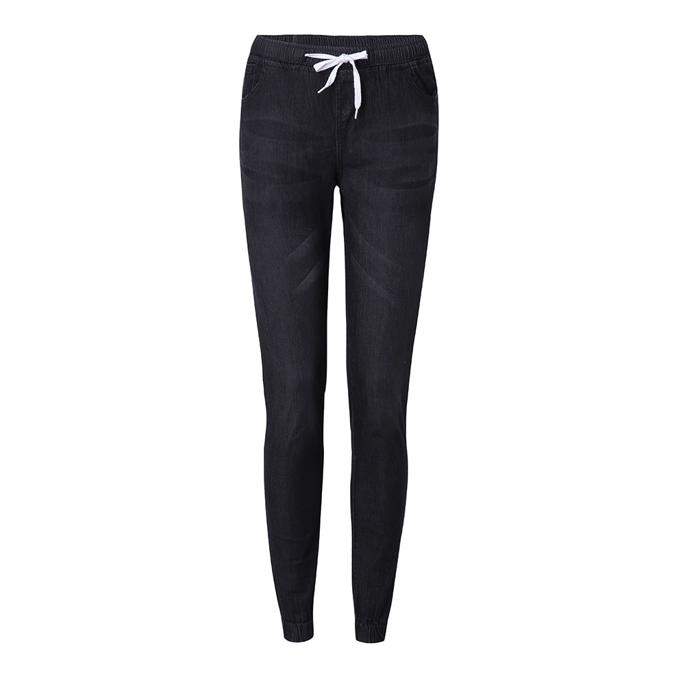 2021 High quality Casual Jogger Trousers Elastic Sexy Skinny Pencil Jeans High Waist Women's Denim Trousers