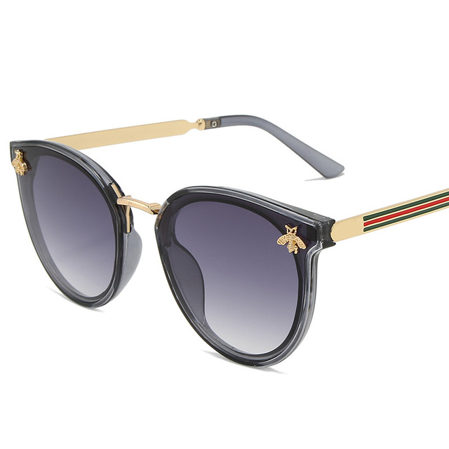2021 High quality Luxury bee Fashion for women Sunglasses Men Square Brand Design Sun Glasses Retro Sunglasses