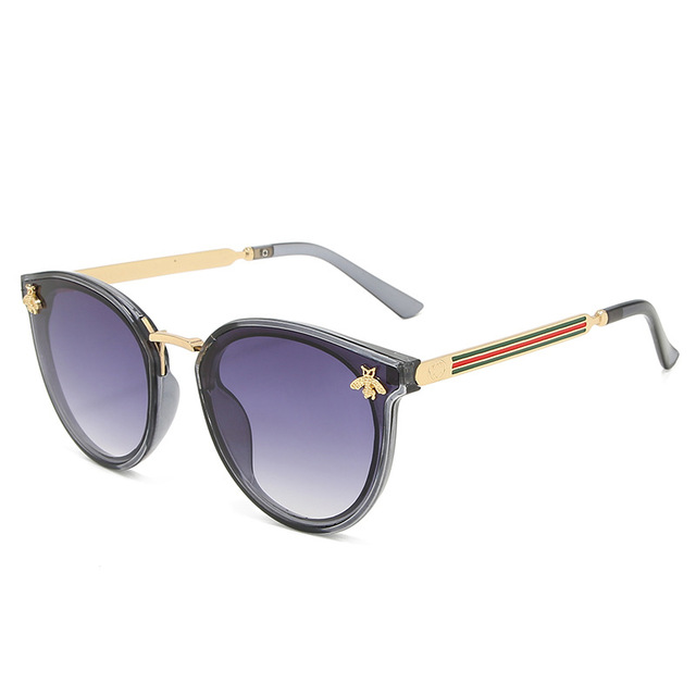 2021 High quality Women Men bee Sunglasses Vintage Gradient Glasses Fashion Retro Sun Glasses Eyewear Drive outdoor