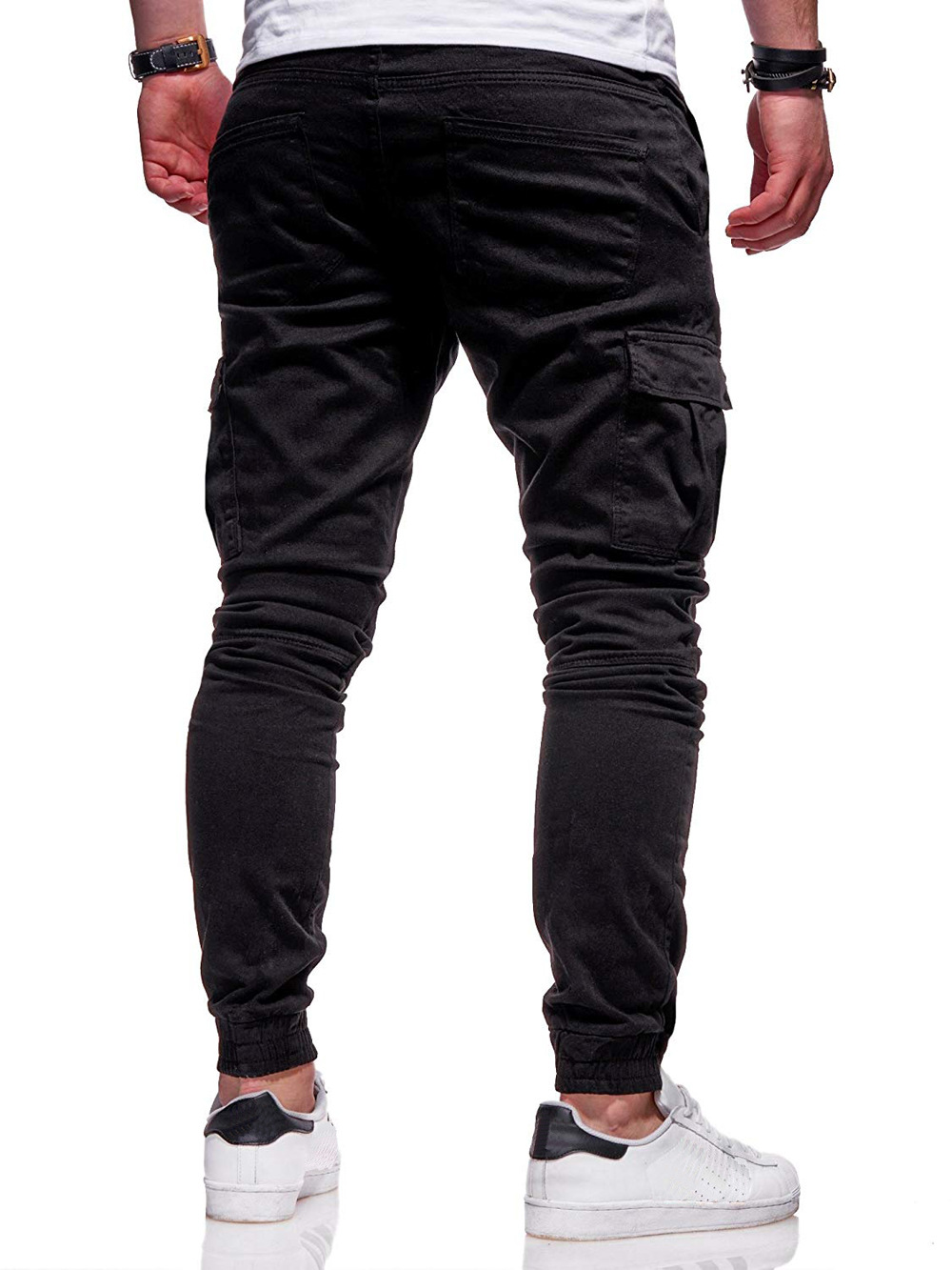 2021 High quality Fashion Men Pants Casual Jogger Streetwear Cargo Pants Multi-pockets Trousers Fitness Sweatpants