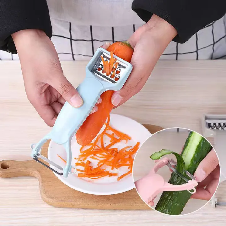 Kitchen Stainless Steel Peeler Fruit Knife Multifunctional Potato Sugar Cane Peeling Knife Planer