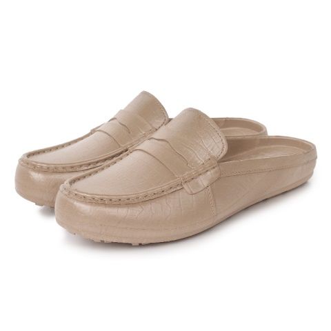 Men's Shoes > Slippers > Mules & Clogs Beach personality Korean men's peas half slippers plastic imitation leather waterproof men's oversho