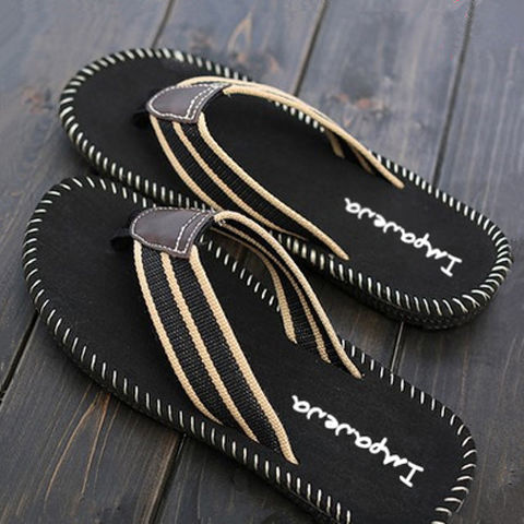 Flip-flops men's non-slip Korean men's summer Vietnamese slippers men's splint shoes fashion slippers non-slip wear-resistant Summer Breathable take one size bigger