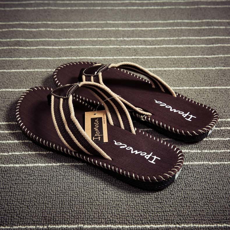 Flip-flops men's non-slip Korean men's summer Vietnamese slippers men's splint shoes fashion slippers non-slip wear-resistant Summer Breathable take one size bigger