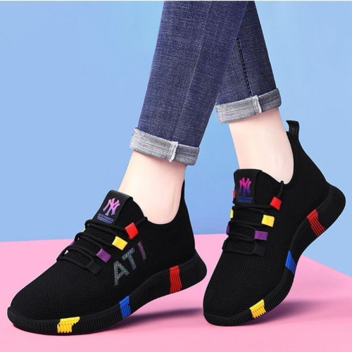 New sports shoes women's spring and summer ins all-match breathable casual shoes women's travel fitness running shoes women's shoes