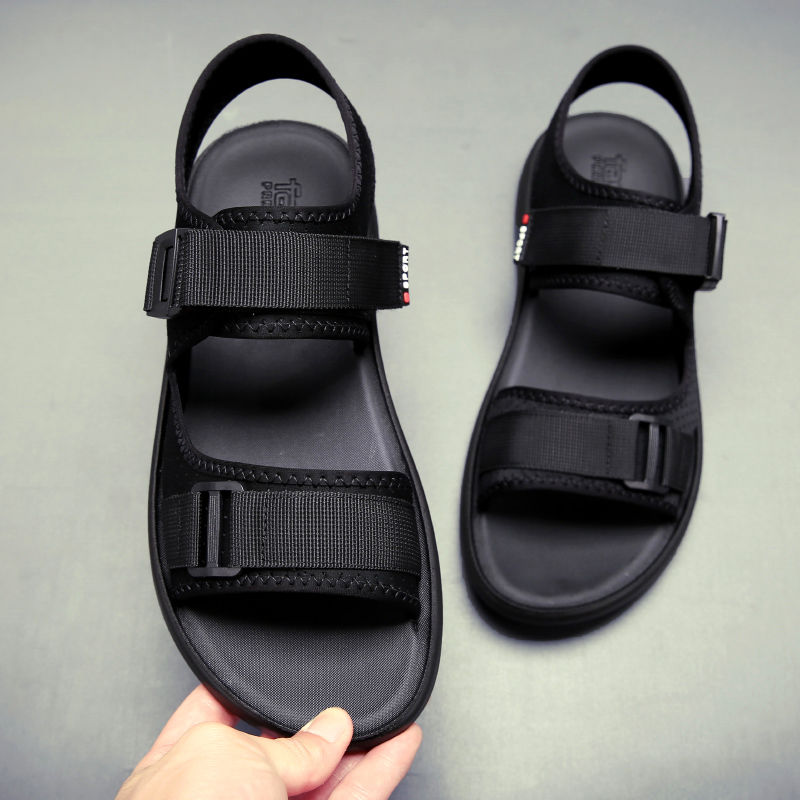 Men's Shoes > Sandals Men's sandals casual beach trend all-match outer wear non-slip dual purpose sandals and slippers men
