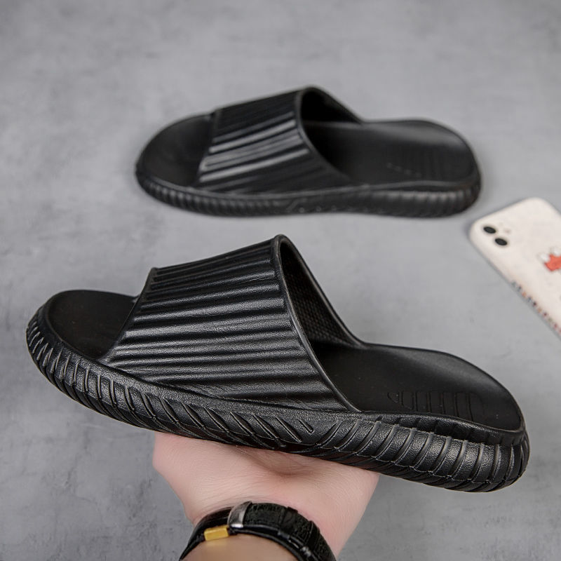 Bathroom household slippers, men's non-slip super soft household sandals and slippers