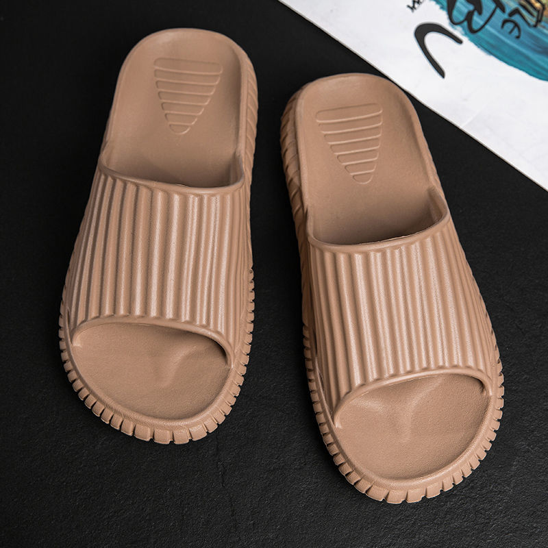 Bathroom household slippers, men's non-slip super soft household sandals and slippers