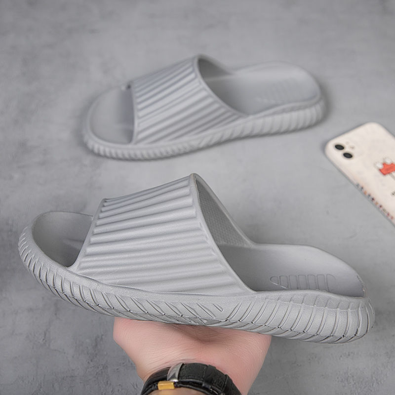 Bathroom household slippers, men's non-slip super soft household sandals and slippers