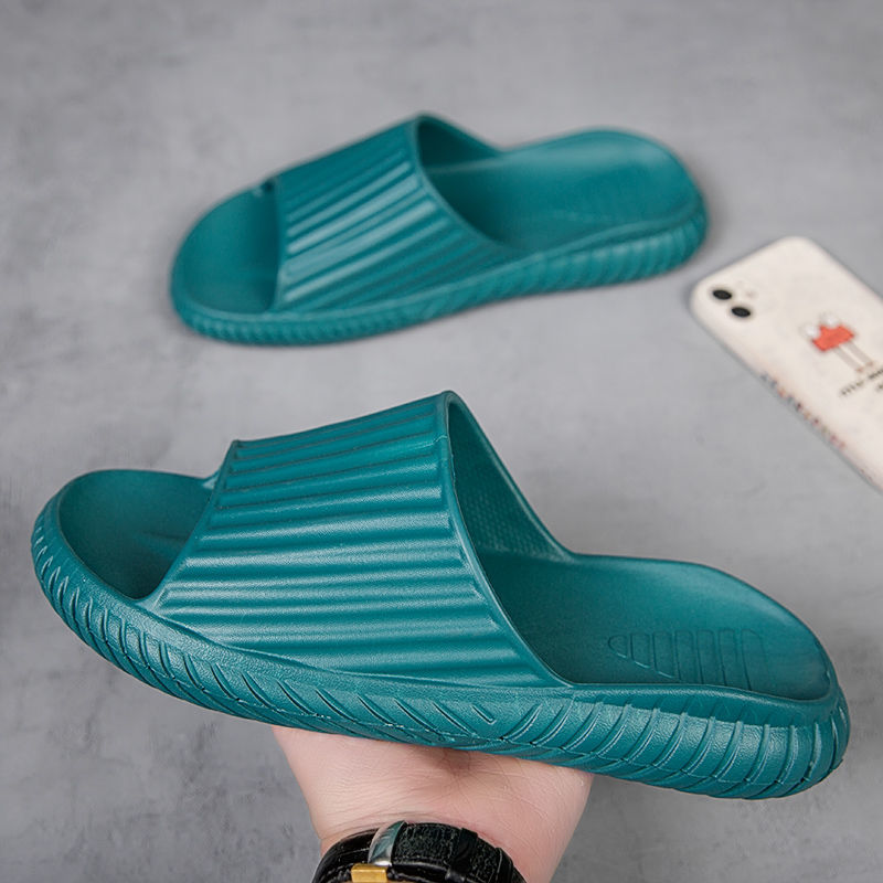 Bathroom household slippers, men's non-slip super soft household sandals and slippers