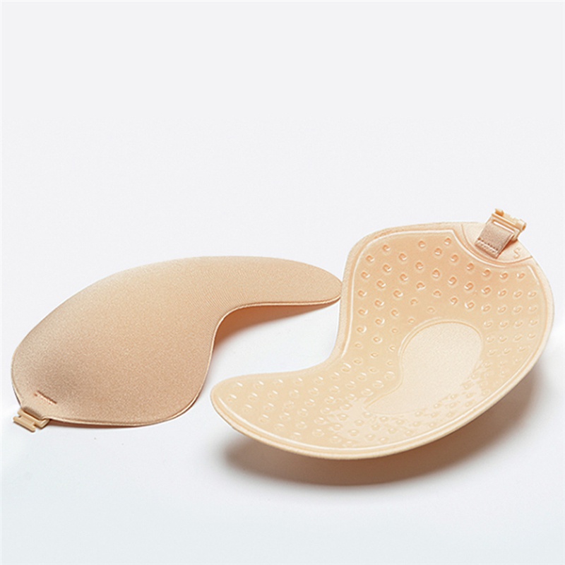 Women Push Up Silicone Mango Self Adhesive Bra / Ladies Strapless Sticky Invisible Push up Silicone Bras Suitable For Backless Dress Push