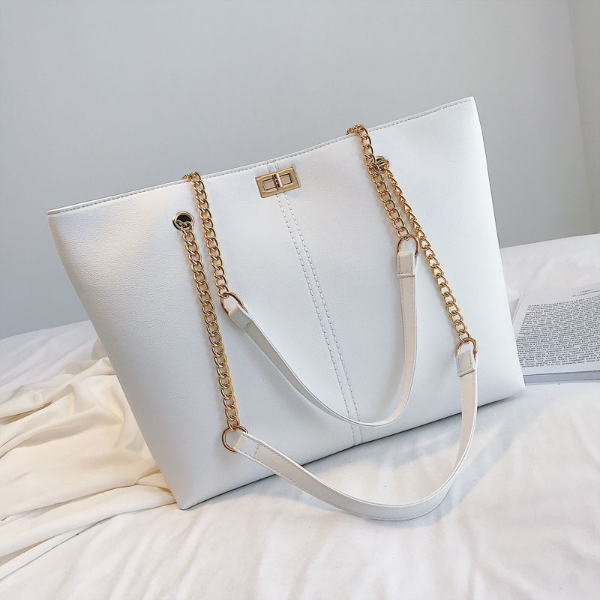 ins shoulder large bag women's bag large capacity 2022 new trendy Korean version all-match portable tote bag student lady