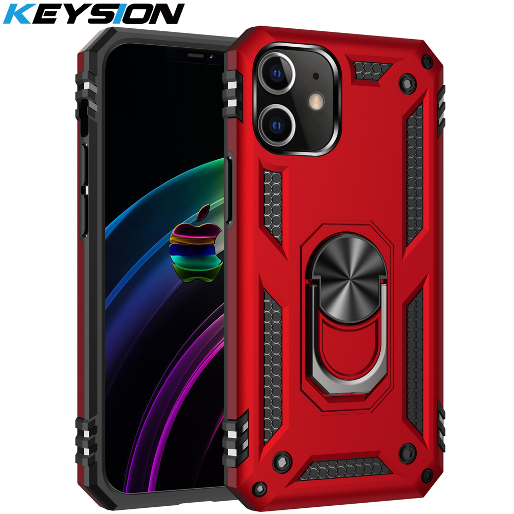 Shockproof Ring Stand Heavy Protection Phone Back Cover for iPhone 12 Mini 12 Pro 12 Pro Max 11 Pro