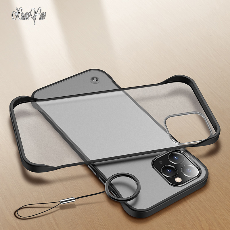 Acrylic Rimless Coque For iPhone 12 12 Mini 12 Pro Max 11 Pro Max XR X XS Max 6 6S 7 8 Plus Cover