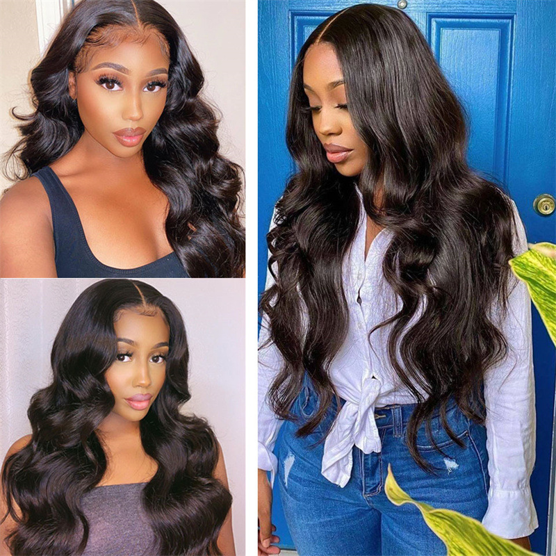 【Local delivery 1-3 days】Black wave wig female headgear hair Africa new long curly chemical fiber wig cover