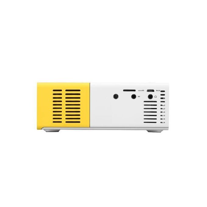 Generic Home Mini Projector Support SD Card HDMI Interface - YELLOW