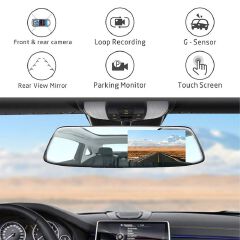 Car Camera with Parking Assistance G-Sensor,Waterproof Rear View Revers Camera TXSHOP