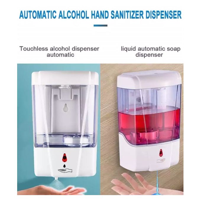 Wall Mounted Automatic Hand Sanitizer And Soap Dispenser