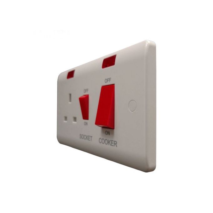 Generic 45A DP Cooker control switch socket