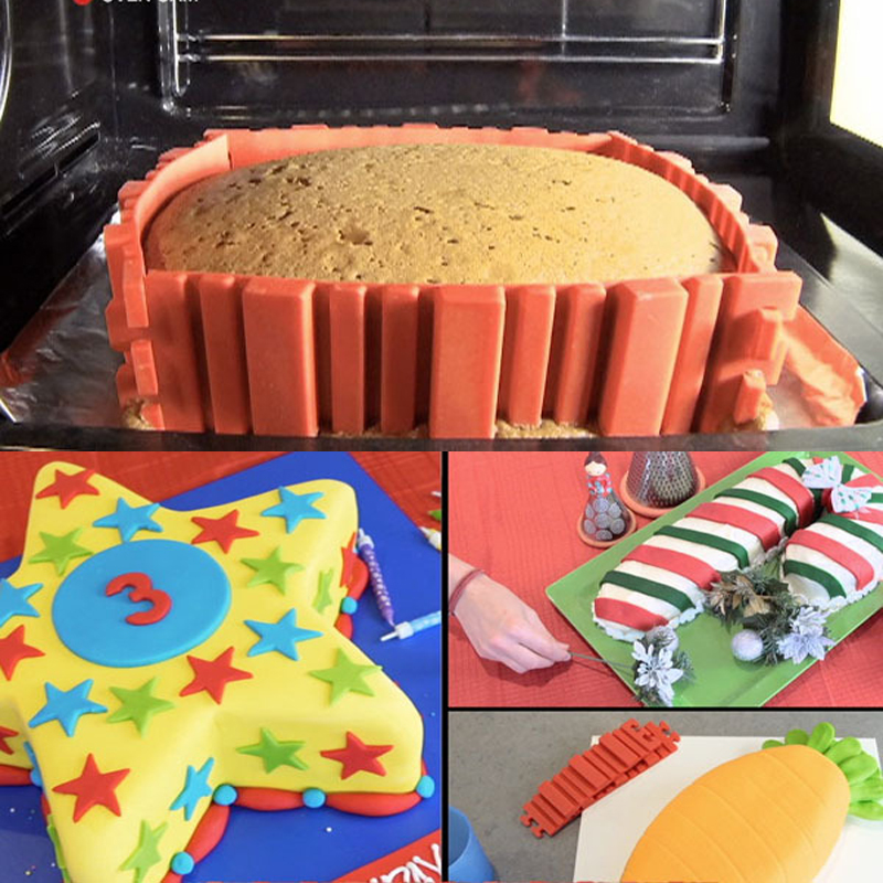 Silicone Cake DIY Baking Design Any Shape Mold Magic Bakeware Bake Cake Snakes Mold Pastry Tools  kitchen supplies