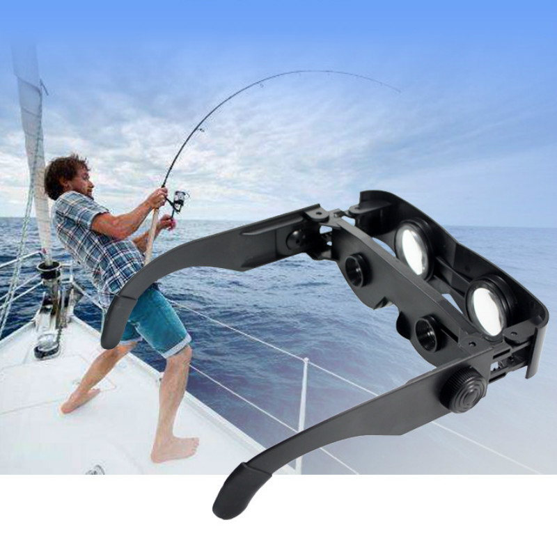 Black Zoomies Hands Free Product Magnifier Mirror Telescope 400% Magnification Binoculars