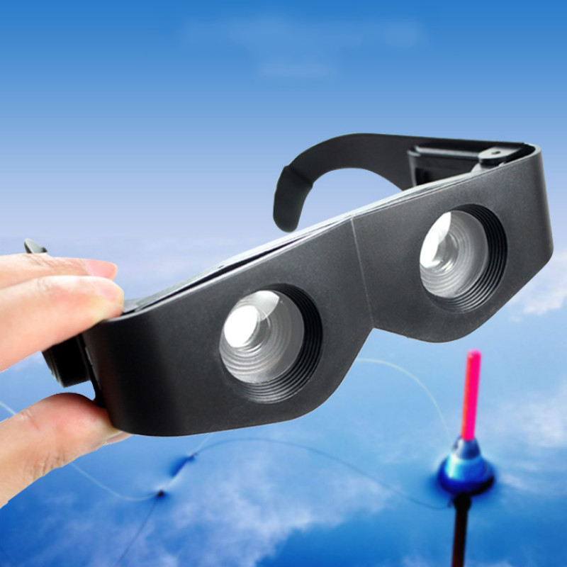 Black Zoomies Hands Free Product Magnifier Mirror Telescope 400% Magnification Binoculars