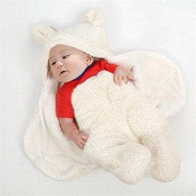 The New child baby Pure cotton sleeping bag ordinary four seasons Split leg Swaddling