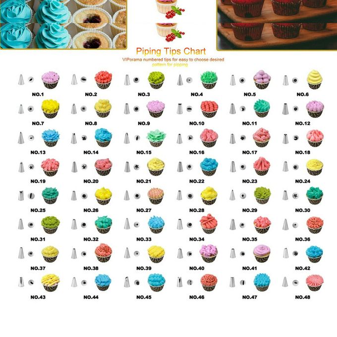 106Pcs Cake Decorating Supplies Kit Baking Fondant Tool Set
