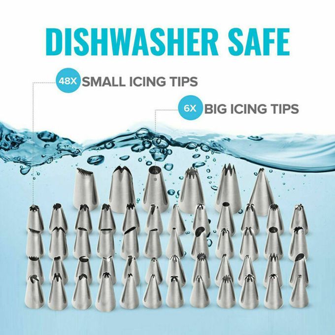 106Pcs Cake Decorating Supplies Kit Baking Fondant Tool Set