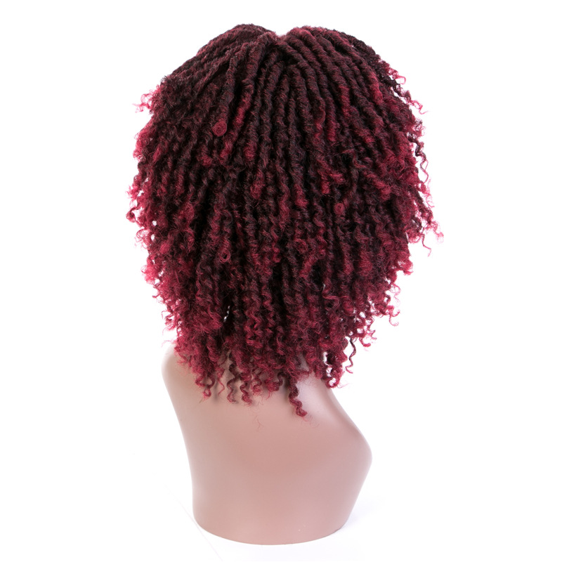 Man's Wig Frontal Lace Wig Dreadlocks Braid Hair High Temperature Fiber