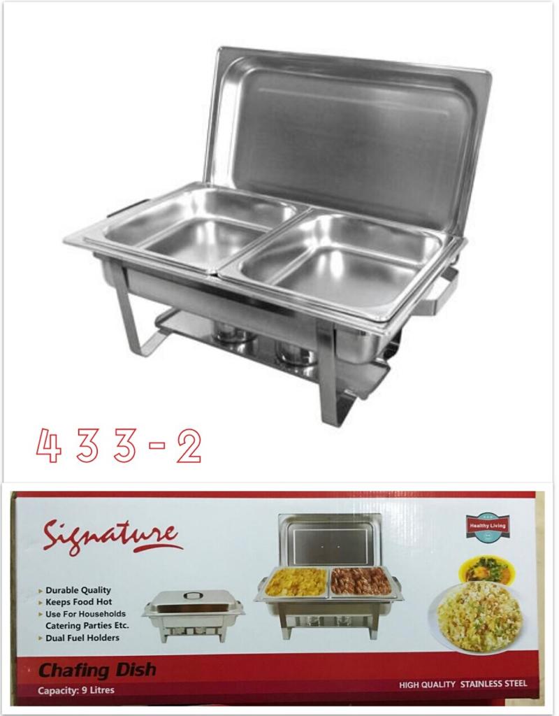 Double Dining And Catering/Buffet Signature Kitchen Chafing Dish