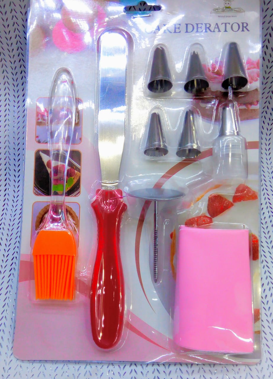 10 Pieces Cake Icing Decorater Set