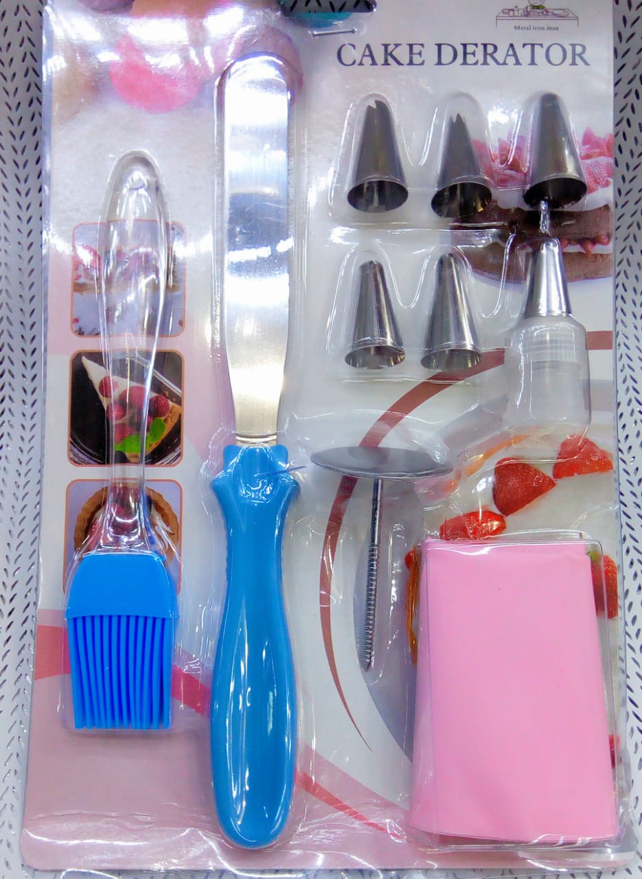 10 Pieces Cake Icing Decorater Set